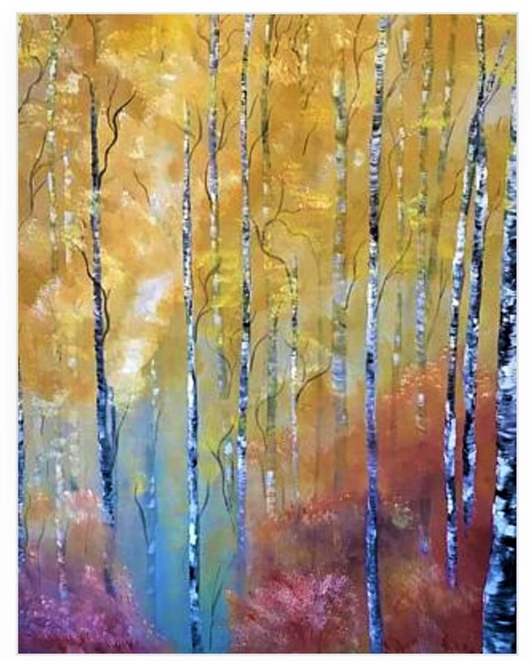 Golden Dreams Postcard Print