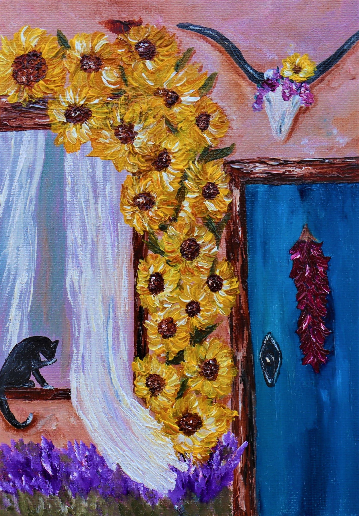 Summers in Santa Fe Postcard Print